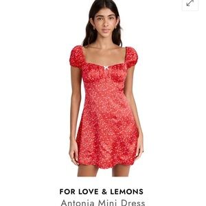 For Love And Lemons Scarlet Antonia Mini Dress